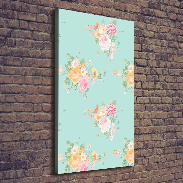 Large canvas wall art Flowers