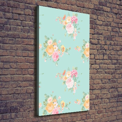 Large canvas wall art Flowers