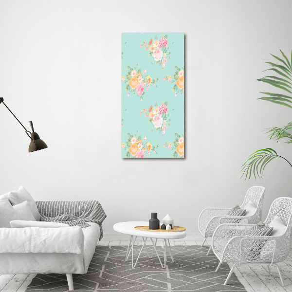 Large canvas wall art Flowers