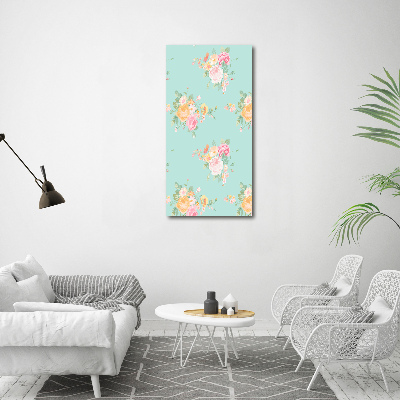 Large canvas wall art Flowers