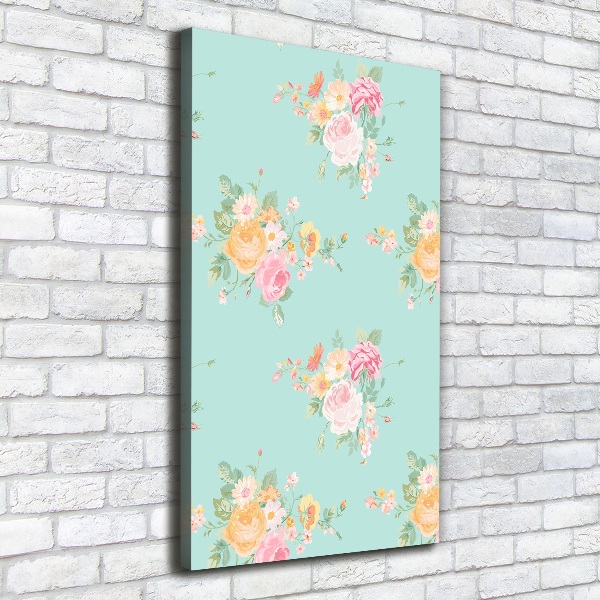 Large canvas wall art Flowers