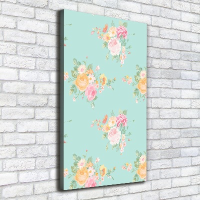 Large canvas wall art Flowers