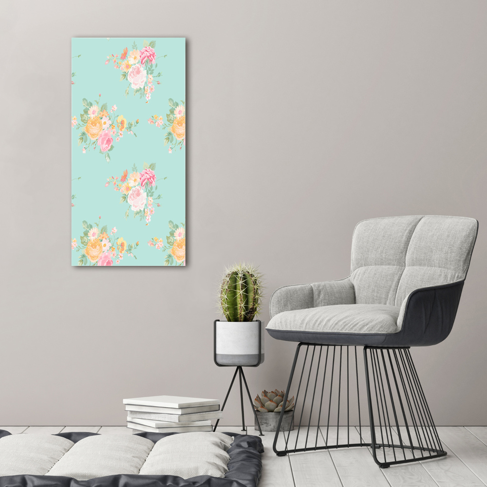 Large canvas wall art Flowers