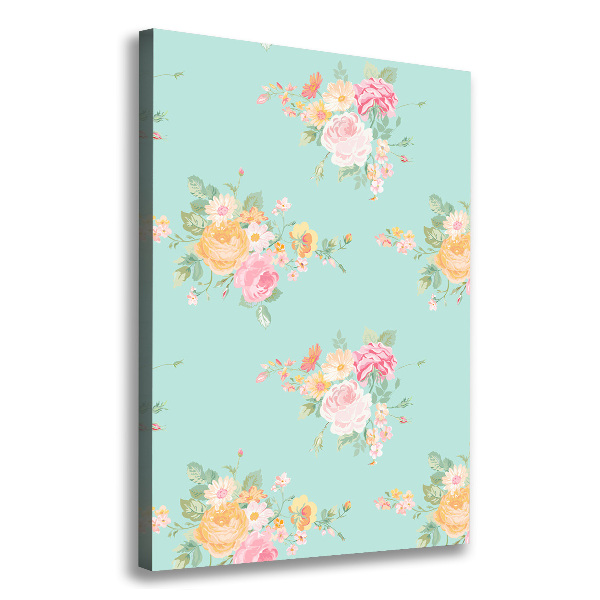 Large canvas wall art Flowers