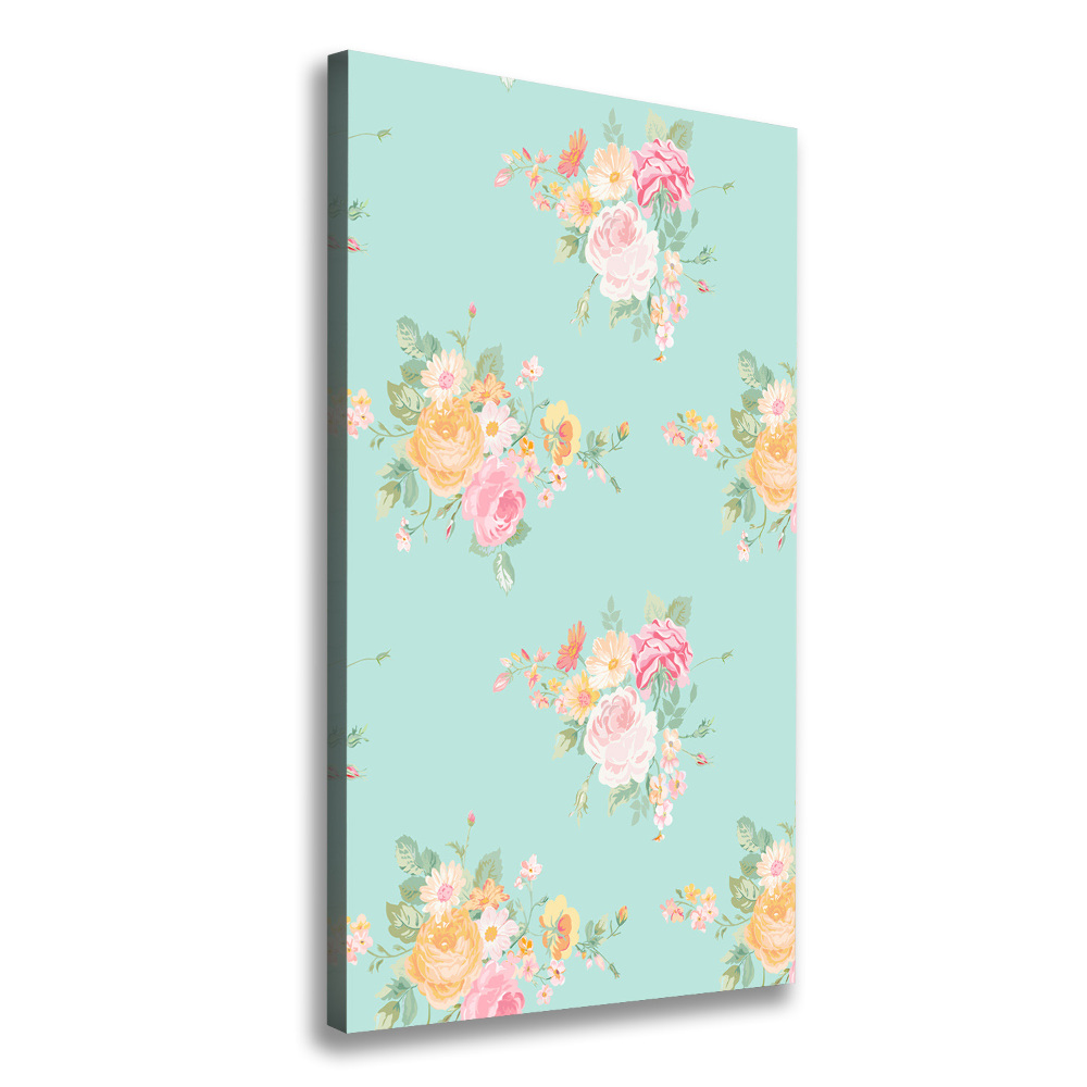 Large canvas wall art Flowers