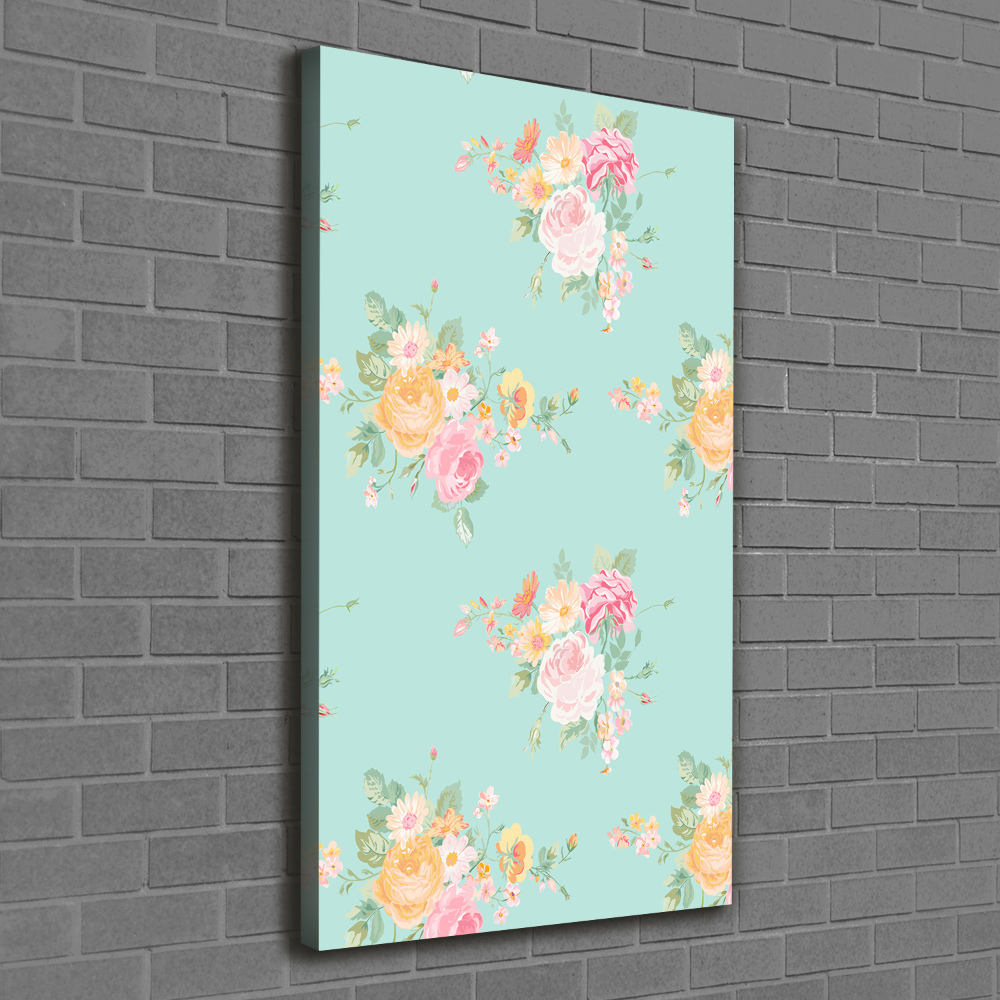 Large canvas wall art Flowers