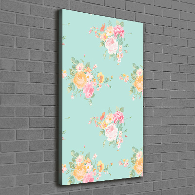 Large canvas wall art Flowers