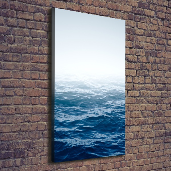 Wall art canvas large Sea waves