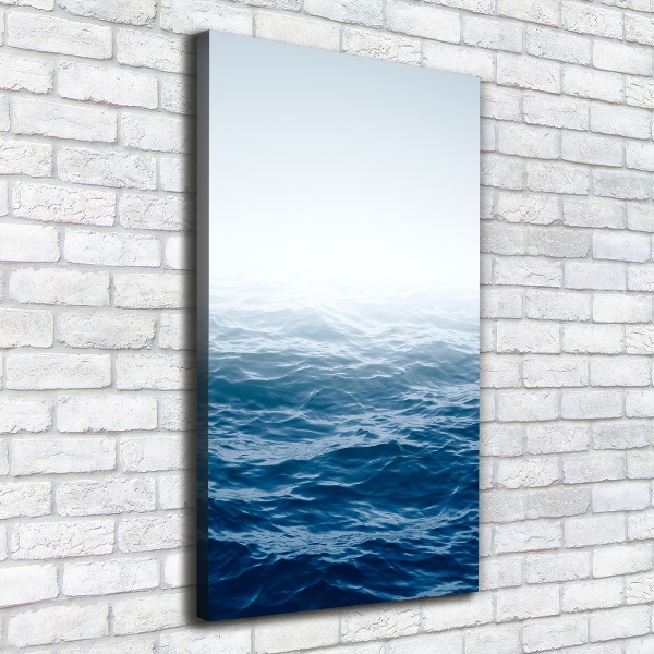 Wall art canvas large Sea waves