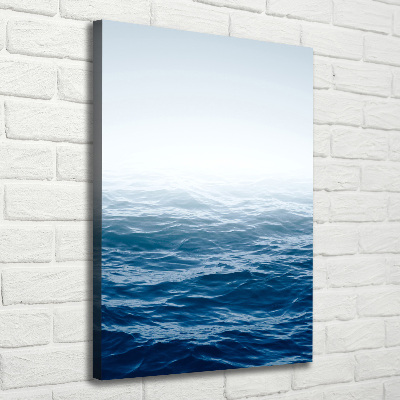 Wall art canvas large Sea waves