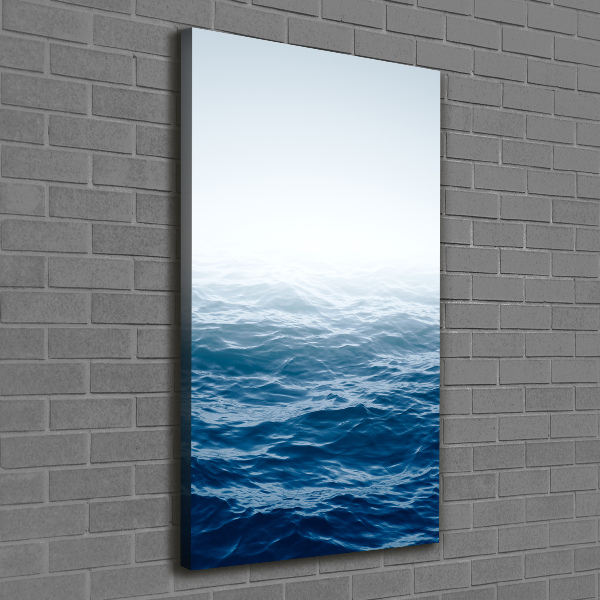 Wall art canvas large Sea waves