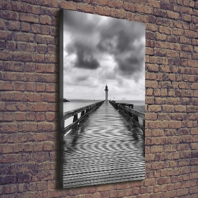 Wall art canvas large Lighthouse