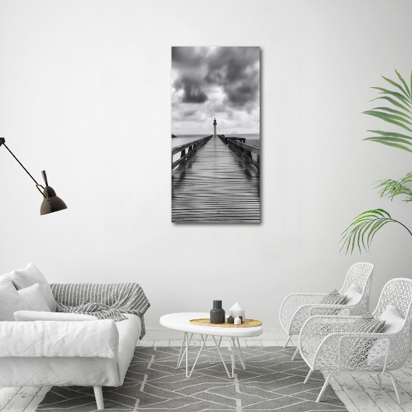 Wall art canvas large Lighthouse