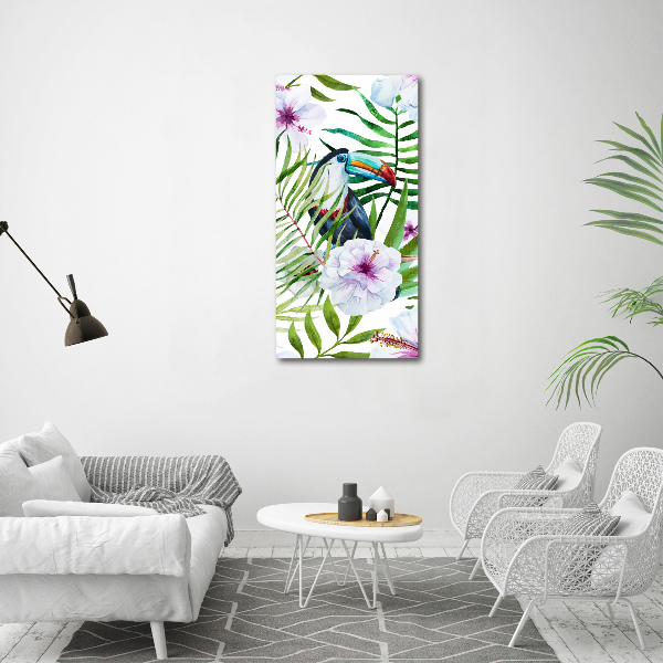 Canvas wall art Hawaiian pattern