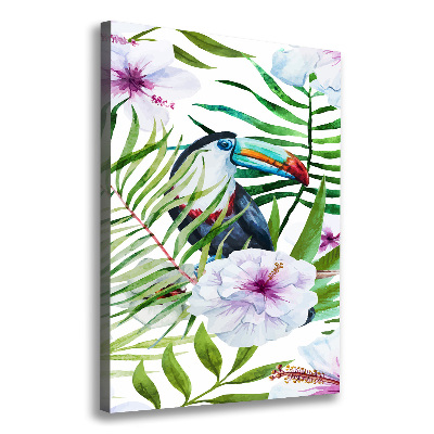 Canvas wall art Hawaiian pattern