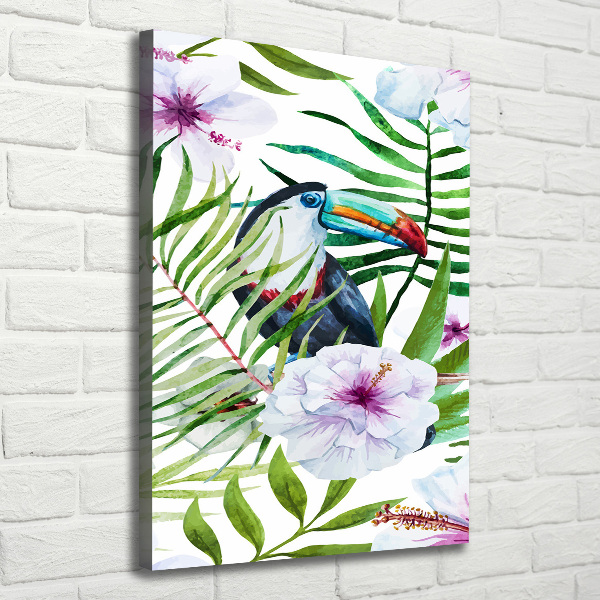 Canvas wall art Hawaiian pattern