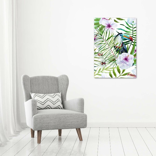 Canvas wall art Hawaiian pattern