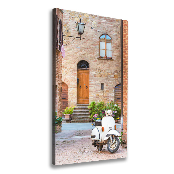 Wall art canvas large Italian streets