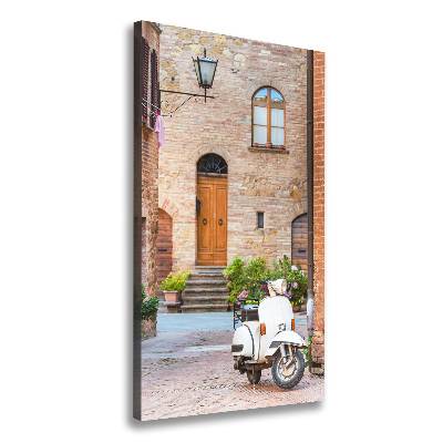 Wall art canvas large Italian streets