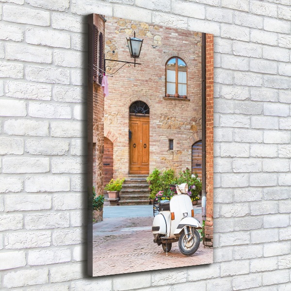 Wall art canvas large Italian streets