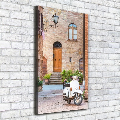 Wall art canvas large Italian streets