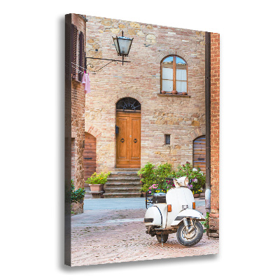 Wall art canvas large Italian streets