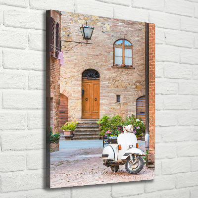 Wall art canvas large Italian streets