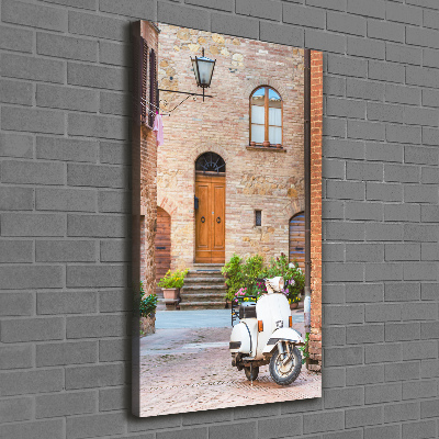 Wall art canvas large Italian streets