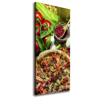 Wall art canvas large Pizza