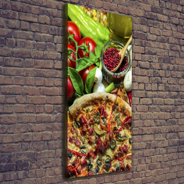 Wall art canvas large Pizza