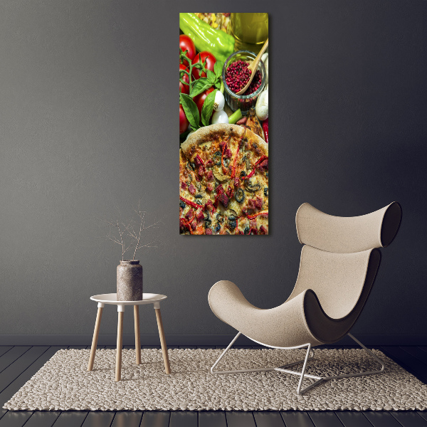 Wall art canvas large Pizza