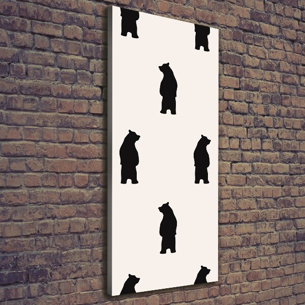 Canvas print Bears