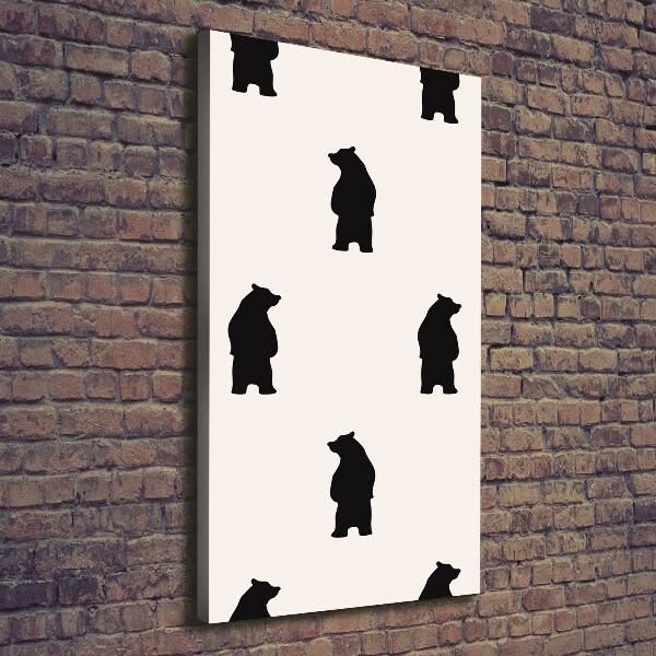 Canvas print Bears