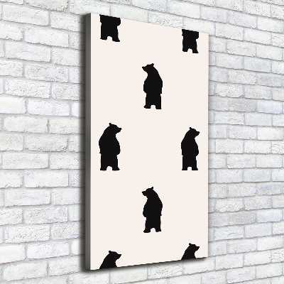 Canvas print Bears