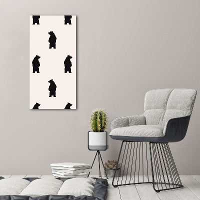 Canvas print Bears