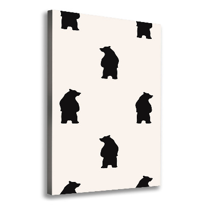 Canvas print Bears