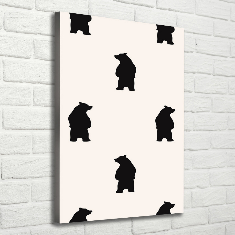 Canvas print Bears