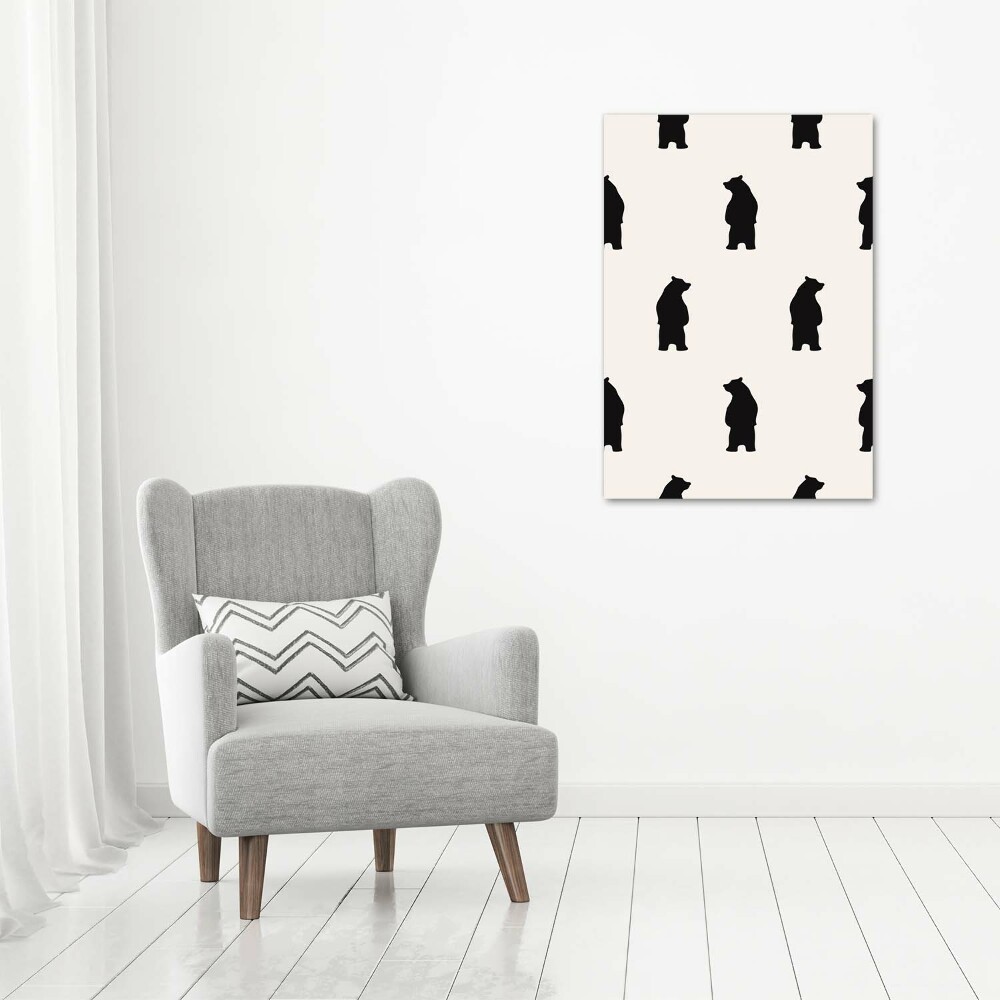 Canvas print Bears