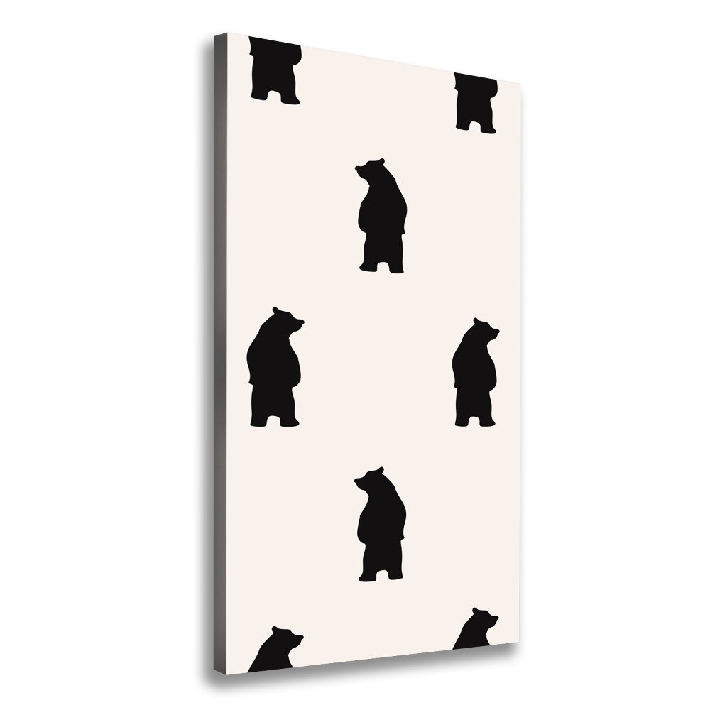 Canvas print Bears