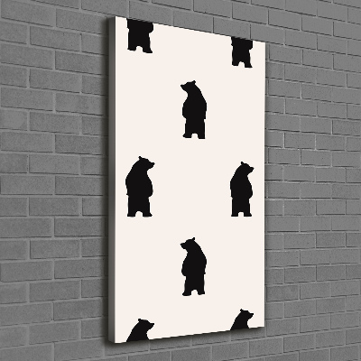 Canvas print Bears