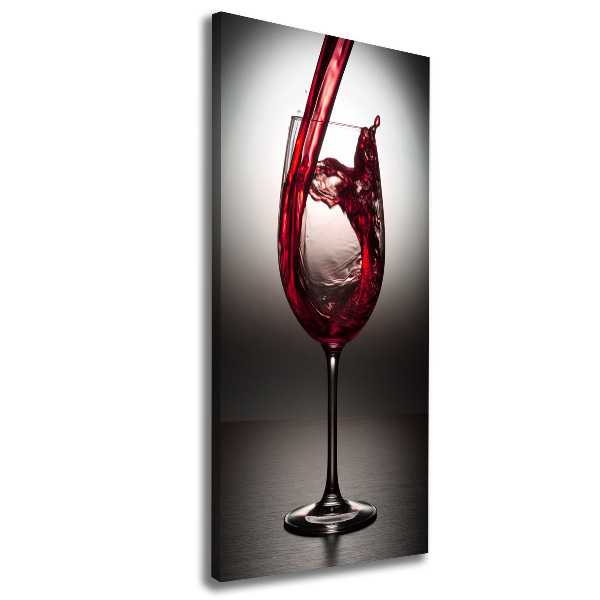 Canvas wall art Red wine