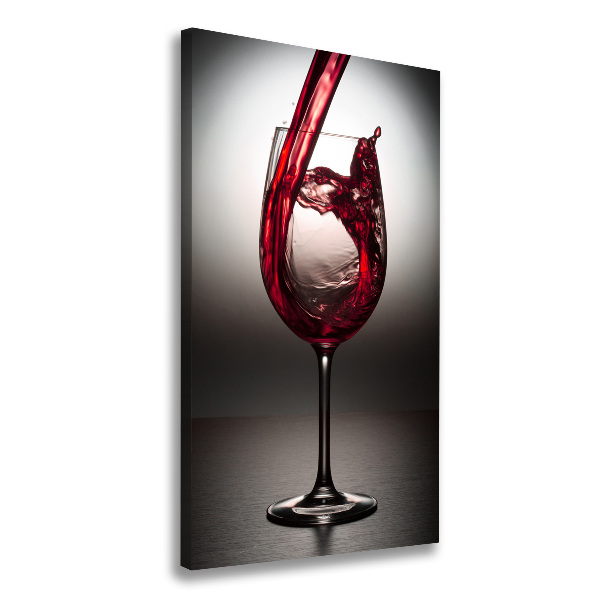 Canvas wall art Red wine