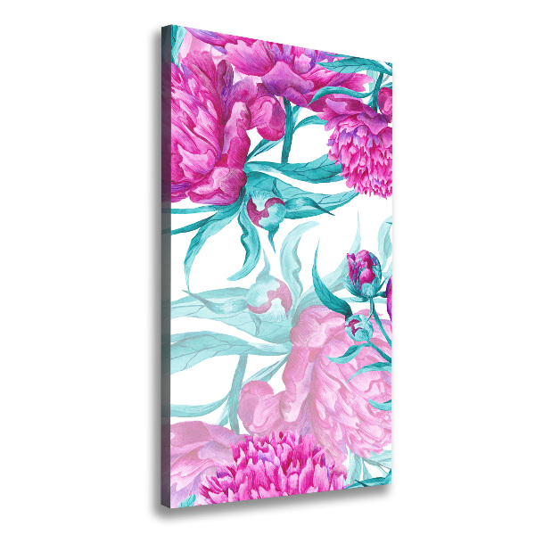 Canvas wall art Peonies