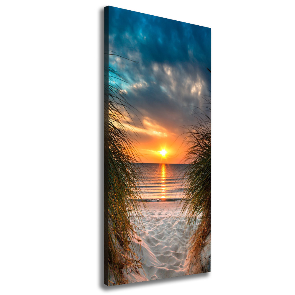 Canvas wall art Sunset sea