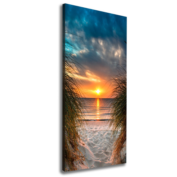 Canvas wall art Sunset sea