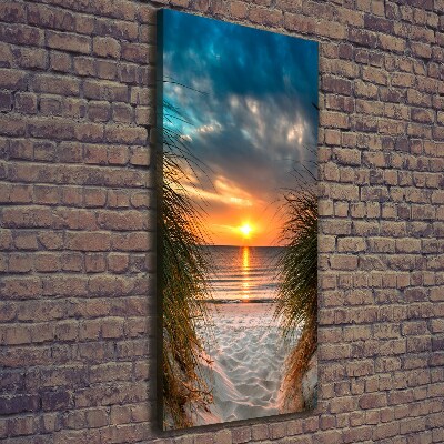 Canvas wall art Sunset sea