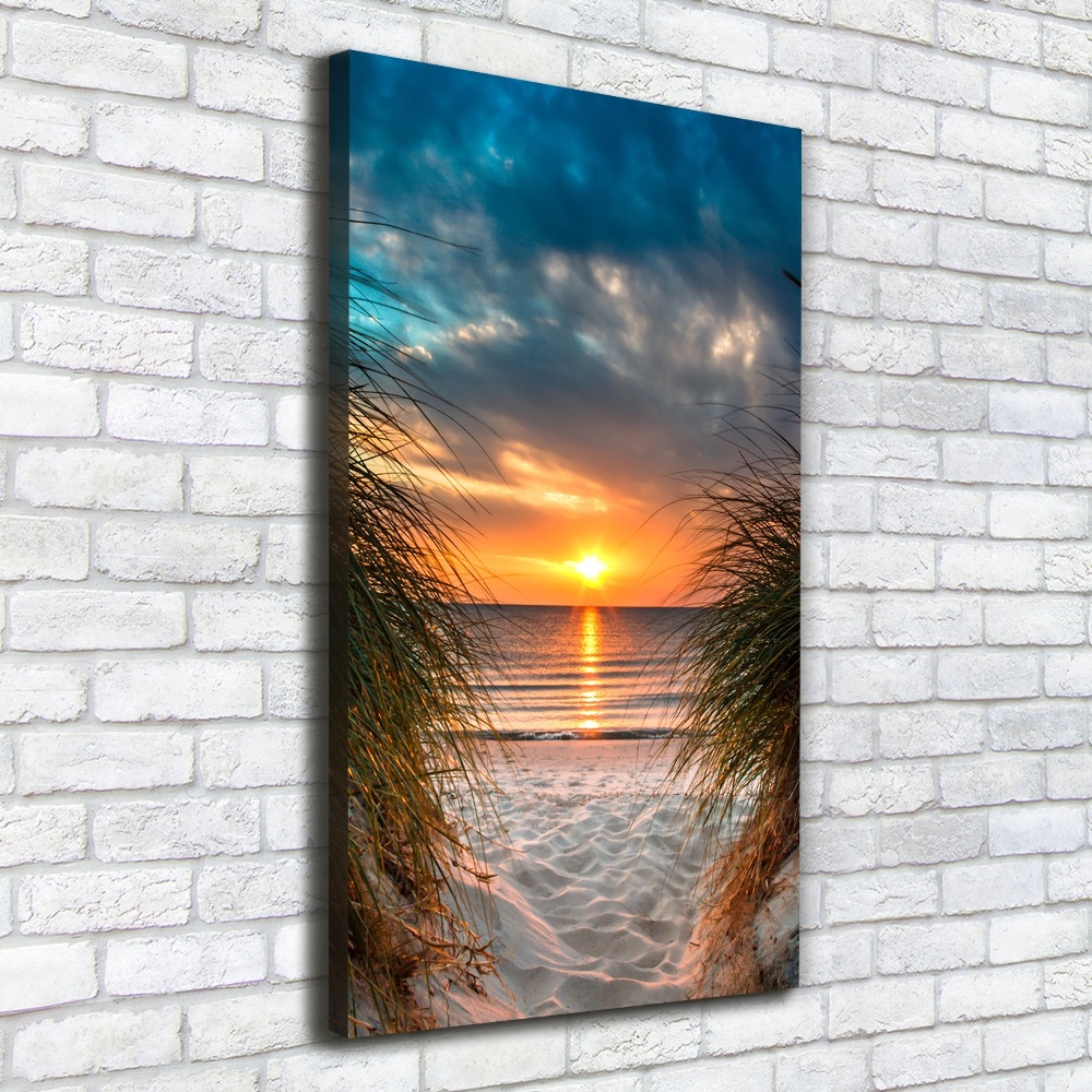 Canvas wall art Sunset sea