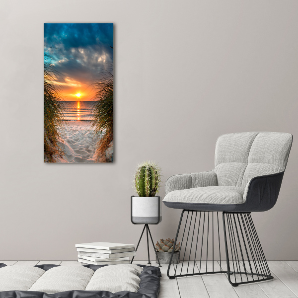 Canvas wall art Sunset sea