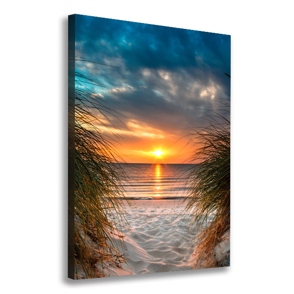 Canvas wall art Sunset sea