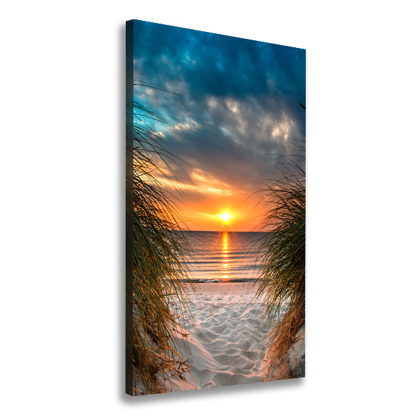 Canvas wall art Sunset sea